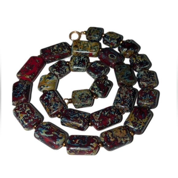 Natural Bloodstone Necklace - Picture 4 of 6